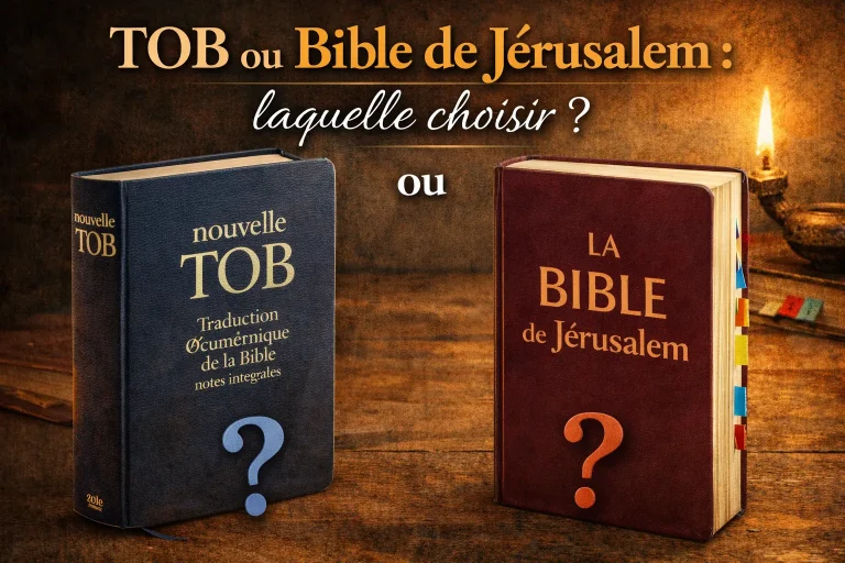 Comparaison TOB vs Bible de Jérusalem